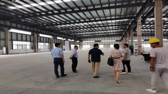 高新區(qū)管委會(huì)劉亞東主任調(diào)研我司承建的通晟汽車、全智機(jī)械項(xiàng)目